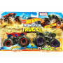 Машинки Хот Вилс Человек-Паук против Халка Венома Hot Wheels Monster Trucks Spider Man vs Venomized-Hulk Mattel GMR38