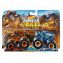 Машинки Монстры Трека 2-Pk Коллекция Hot Wheels Monster Trucks 1:64 Demo Doubles 2-Pk Collection Mattel FYJ64