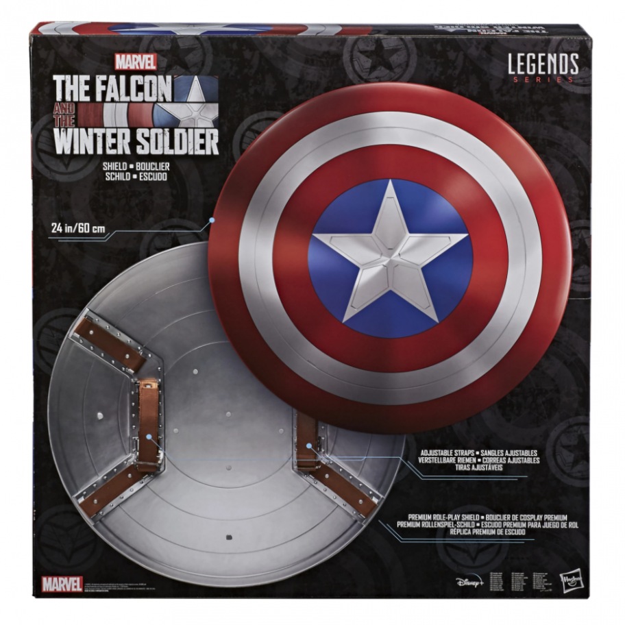 Щит Капітан Америка 1:1 Сокіл та Зимовий СолдатLegends Series Falcon and Winter Soldier Captain America Shield Hasbro F0764