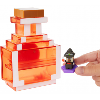 Набор Майнкрафт Фигурка Ведьма и Зелье Minecraft Carry Along Potion Plus Exclusive Mini Figure Mattel GKT45