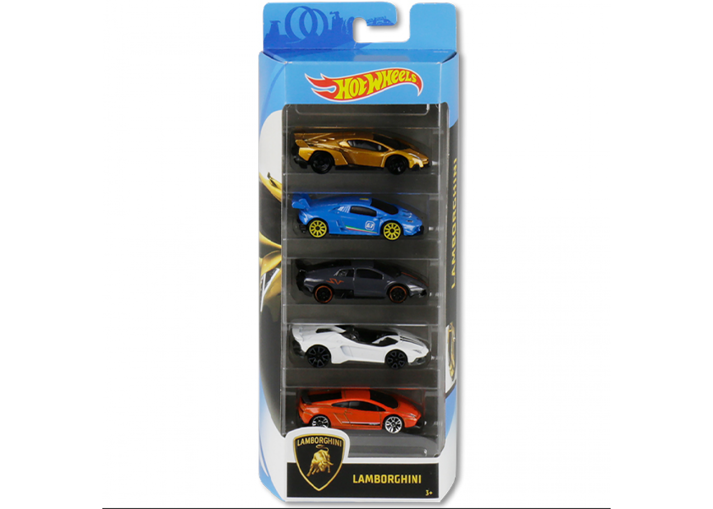 Набор из 5 машинок Хот Вилс Ламборгини Hot Wheels Lamborghini Mattel GHP62