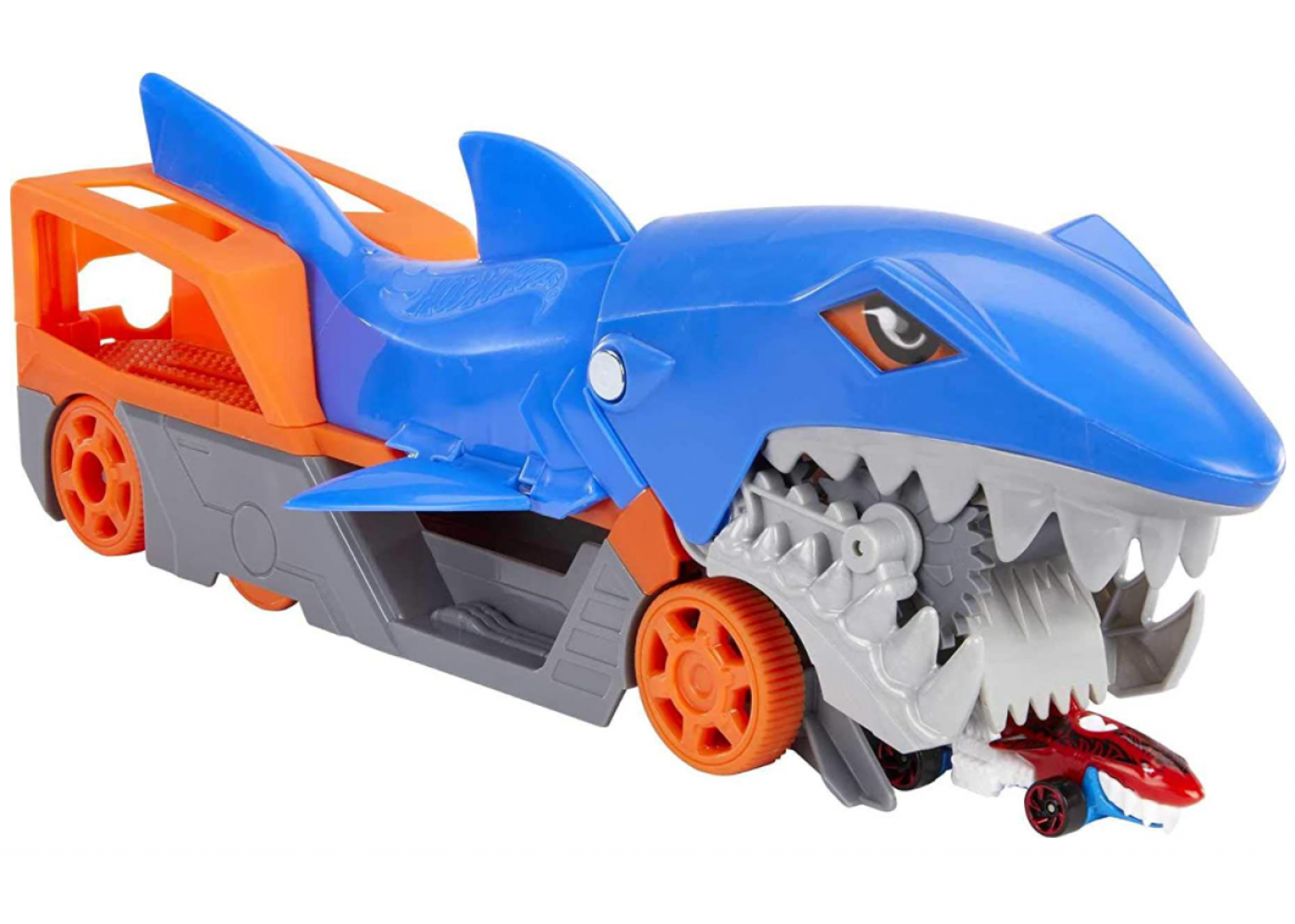 Купить Хот Вилс Акула поедает машинки Hot Wheels Shark Chomp Transporter  Mattel GVG36 по цене 848 грн. от производителя