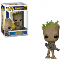 Фигурка Фанко Подросток Грут Стражи Галактики №293 Teen Groot with Gun Funko 26904