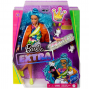 Кукла Барби Экстра Стильная Модница на скейтборде Barbie Extra Mattel GRN30