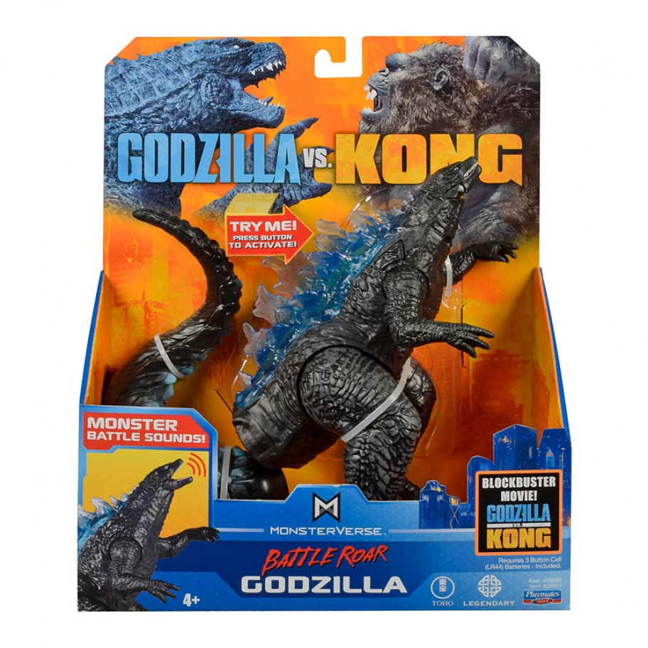 Фигурка Годзилла со Звуком Атомный Взрыв Против Конга Godzilla MonsterVerse Playmates Toys 35501