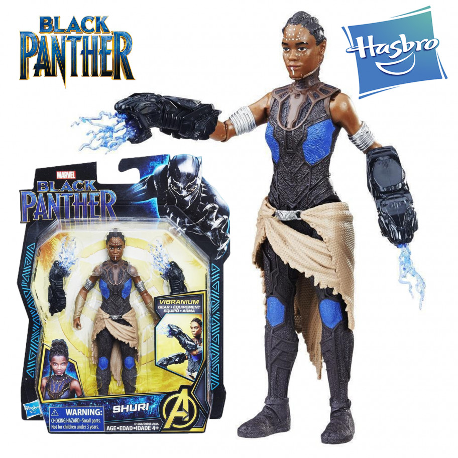 Герой BLACK PANTHER SHURI Черная Пантера Шури Hasbro с аксессуарами E1358