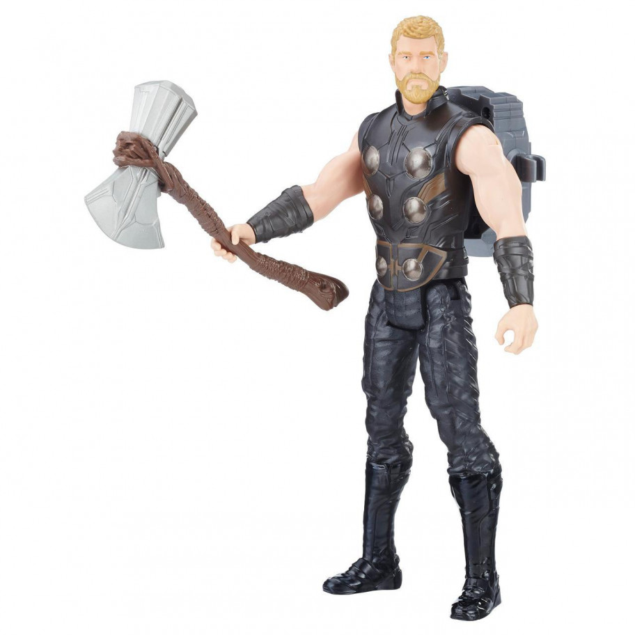 Набор Тор 30 см и звуковой модуль Hasbro Thor Герой Marvel (звуки фразы) E0616