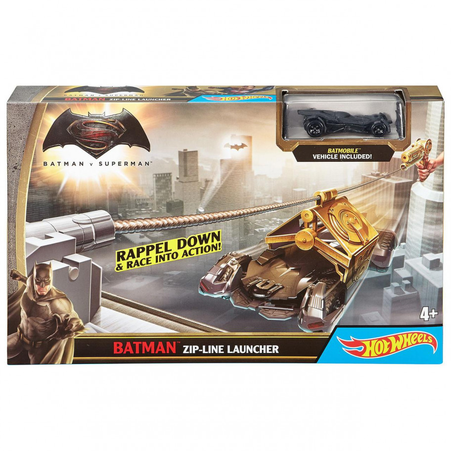 Hot Wheels Batman Zip-Line Launcher Mattel (Хот Вилс Бэтмен Лаунчер)