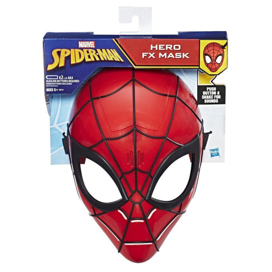 Маска Человек Паук c звуковыми эффектами Hasbro Marvel Spider-Man Mask E0619