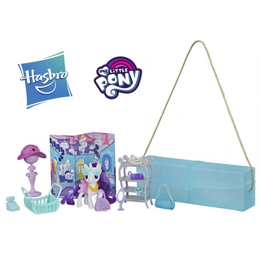 Набор Пони Рарити в сумке 14 аксессуаров Hasbro My Little Pony Rarity E5018