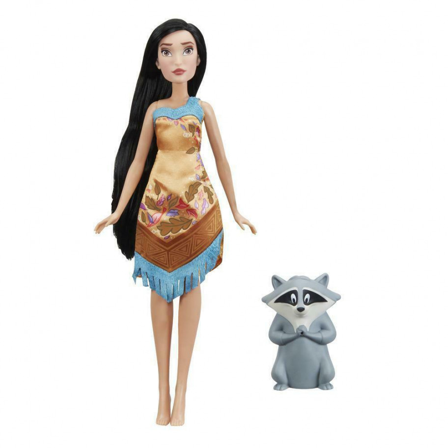 Покахонтас Кукла 29 см и Енот меняет цвет платья Принцесса Диснея E0283