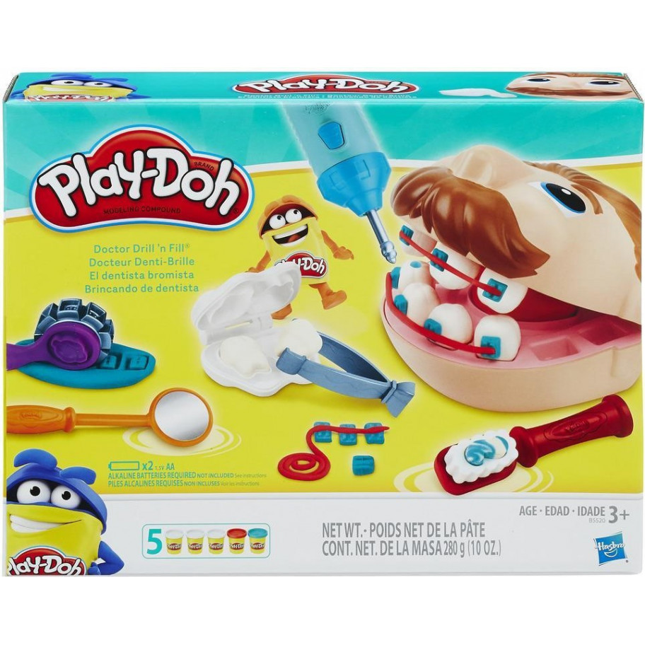 Набір Плей До Hasbro Містер Зубастик 5 баночок Play-Doh Doctor B5520