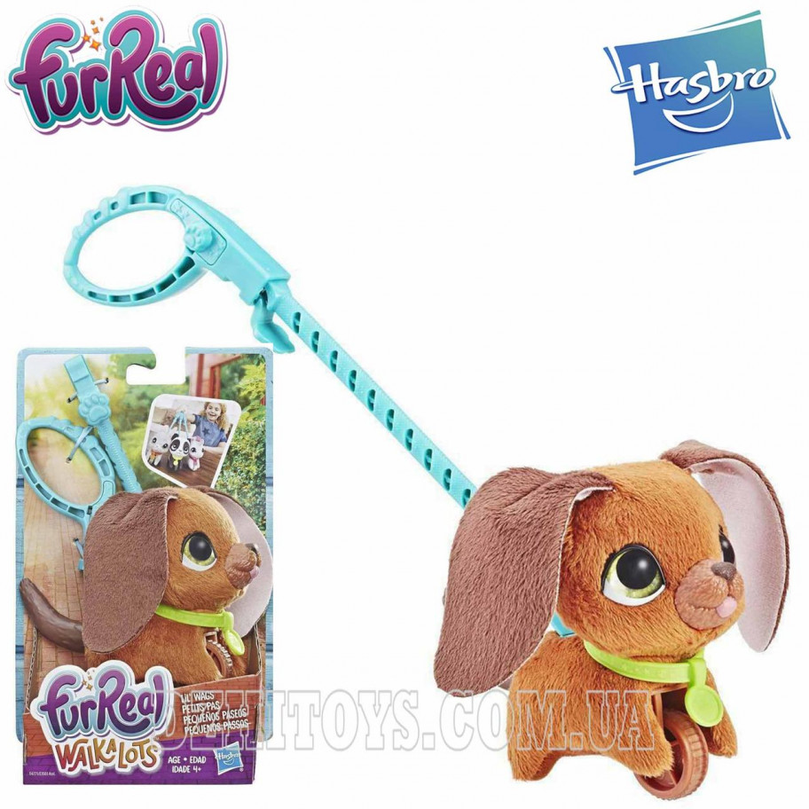 Мягкая игрушка Собачка на поводке ездит Hasbro Furreal Friends E4771