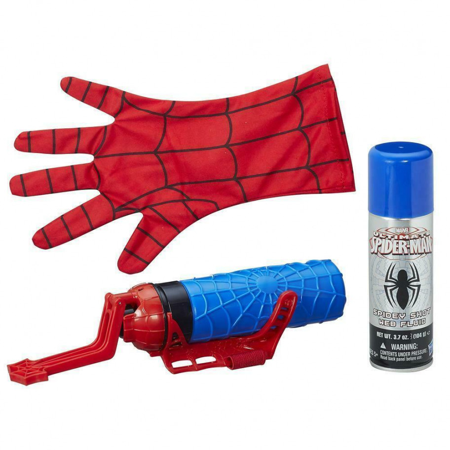 Набор 2в1 Перчатка Человек Паук Стреляет Паутиной Spider-Man Hasbro B9764