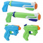 Набор 4 в 1 Водяной Бластер Super Soaker Floodtastic Hasbro Флудтестик E2999