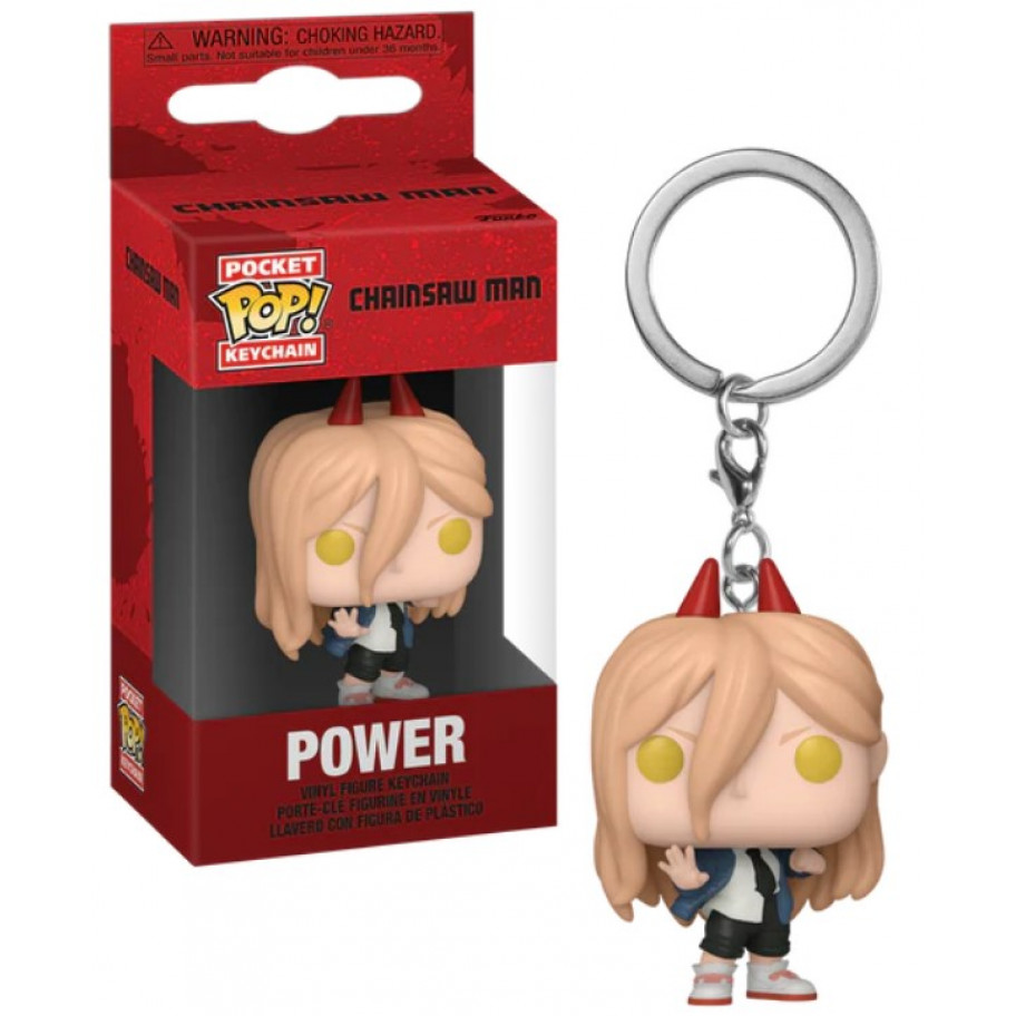 Брелок Фігурка Фанко Пауер Кривавий Нелюд Людина-бензопила Chainsaw Man Power Funko 83634