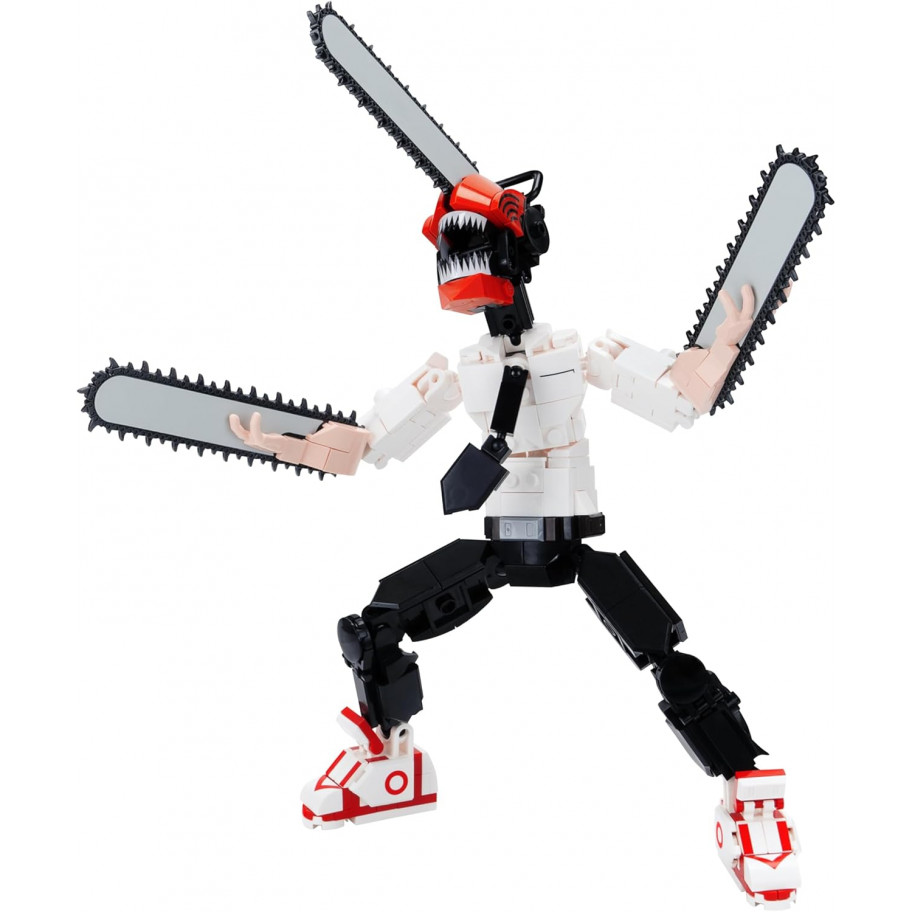 Фігурка-конструктор Денджі Людина-бензопила 311 деталей BLDR Chainsaw Man Denji Jazwares 71760