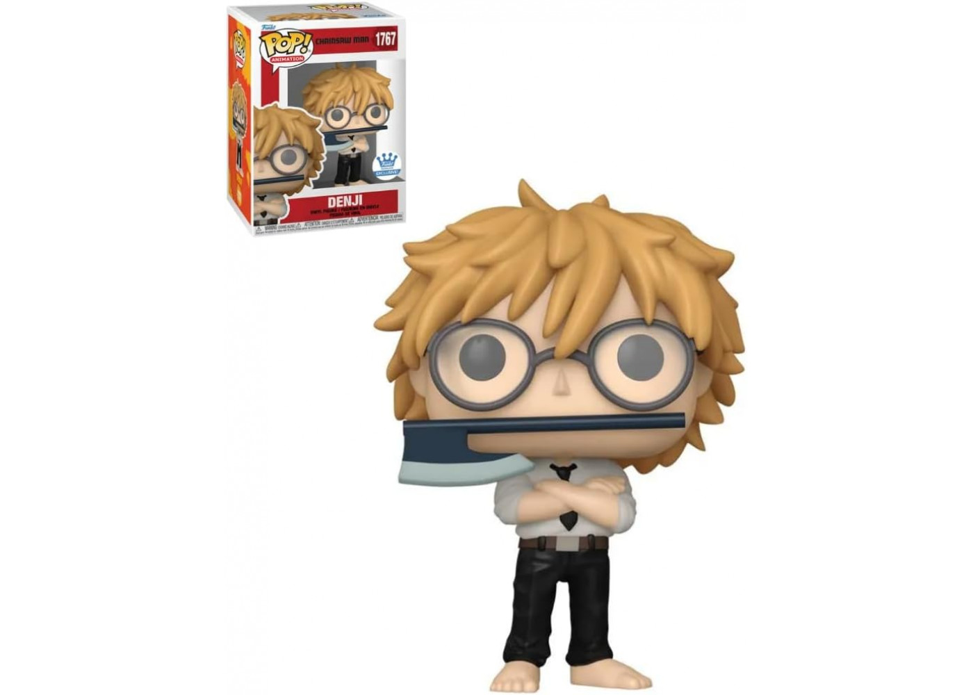 Фигурка Фанко Дэнджи Человек-бензопила №1767 Chainsaw Man Denji Exclusive Funko 84569