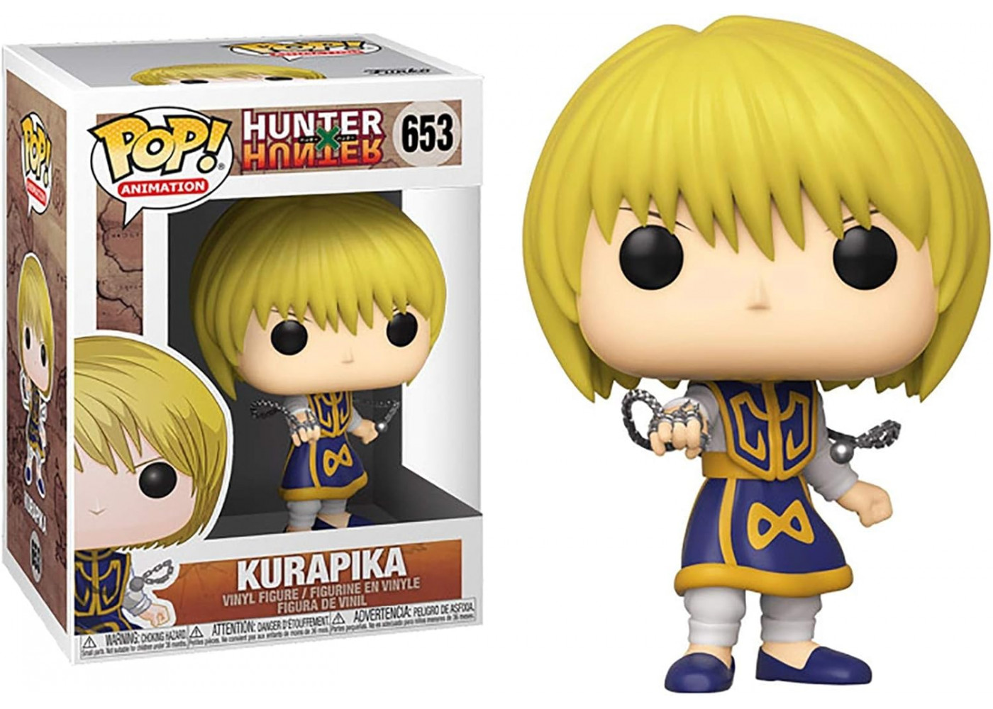 Фігурка Фанко Курапіка Хантер х Хантер № 653 Anime Hunter x Hunter Kurapika Funko 41068