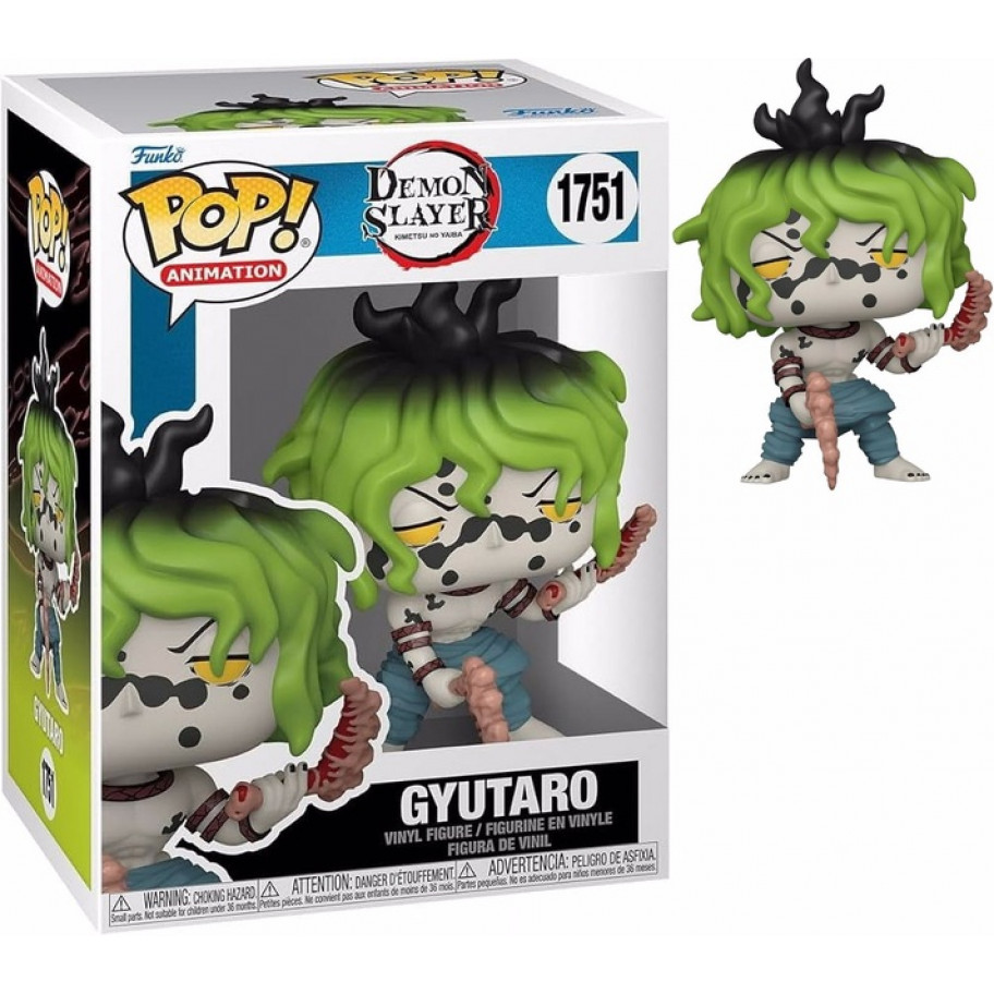 Фигурка Фанко Гютаро Клинок Рассекающий Демонов №1751 Demon Slayer Gyutaro with Blood Sickles Funko 80332