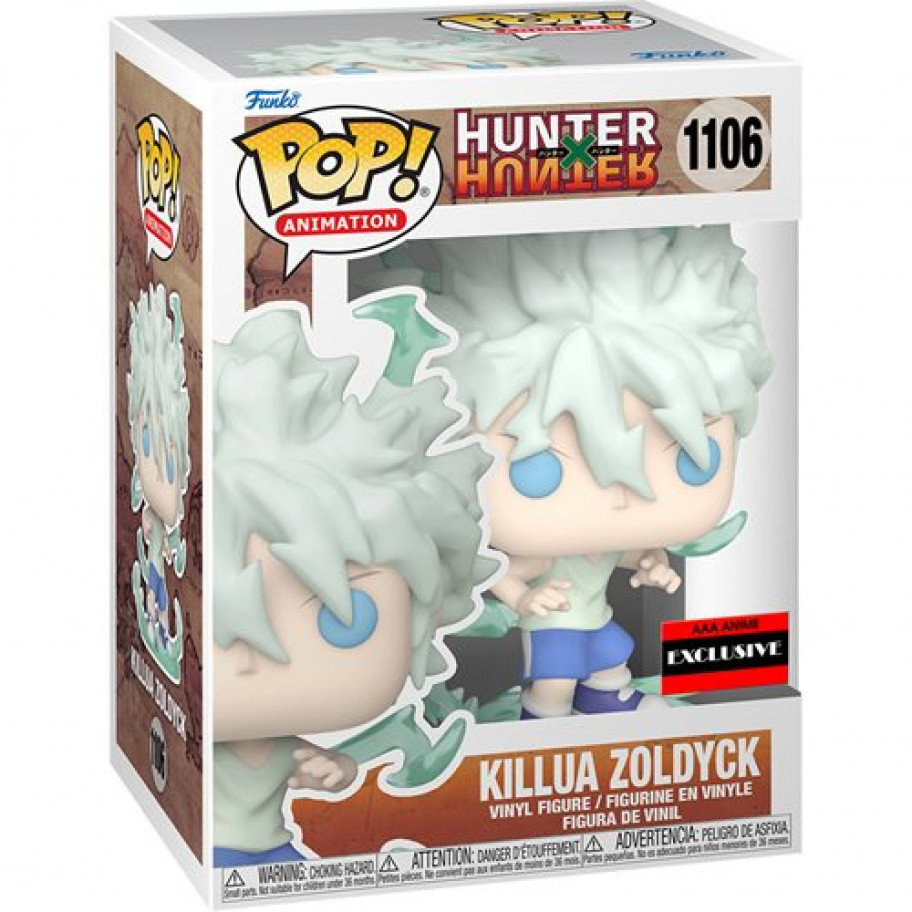 Фигурка Фанко Киллуа Золдик Эксклюзив Охотник × Охотник №1106 Hunter x Hunter Killua Zoldyck Funko 59226