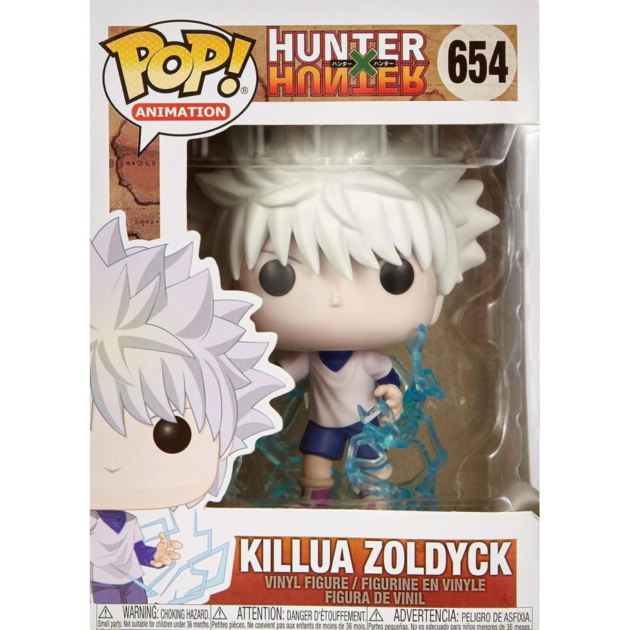 Фигурка (примята коробка) Фанко Киллуа Золдик Охотник × Охотник №654 Hunter x Hunter Killua Zoldyck Funko B41066