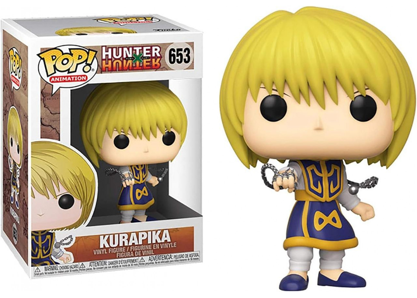 Фігурка Фанко Курапіка Хантер х Хантер № 653 Anime Hunter x Hunter Kurapika Funko B41068