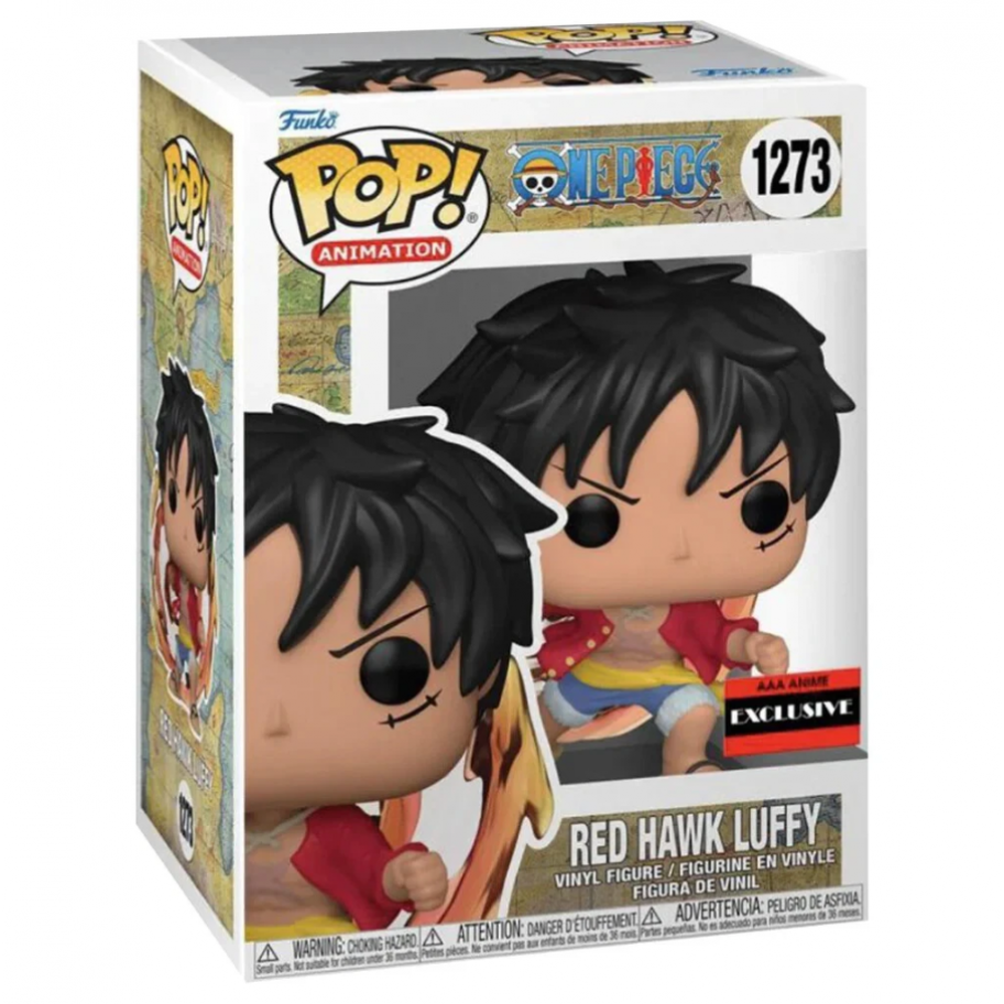 Фигурка Фанко Красный Ястреб Луффи Ван-Пис №1273 One Piece Red Hawk Luffy Exclusive Funko 62701
