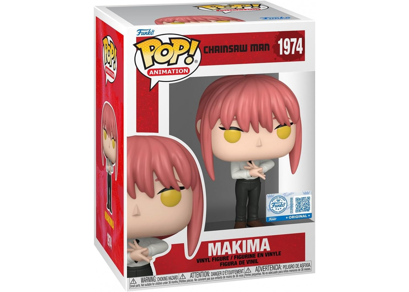 Фигурка Фанко Макима Человек-бензопила №1974 Makima Chainsaw Man Funko 87232