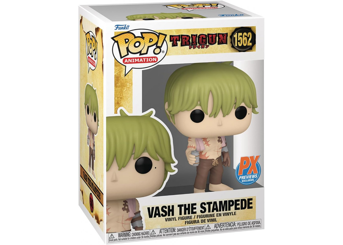 Фигурка Фанко Вэш Ураган Трайган №1562 Trigun Vash The Stampede Funko 77620