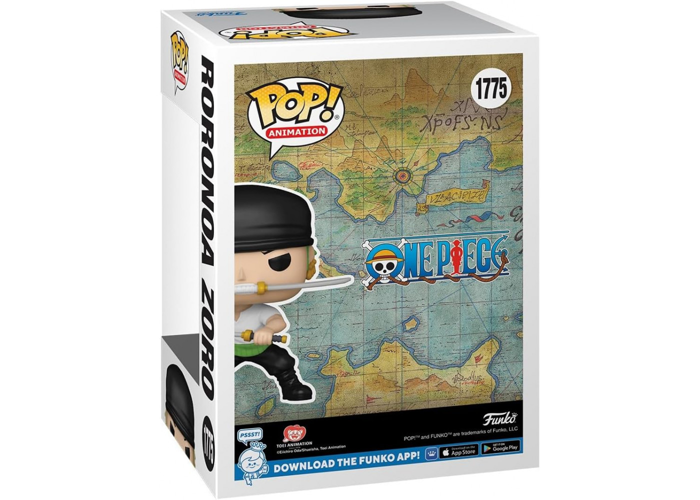 Фигурка Фанко Ророноа Зоро Ван-Пис №1775 One Piece Roronoa Zoro with Swords Funko 80369
