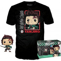 Фигурка Фанко с Футболкой XL Тандзиро Камадо Истребитель Демонов №867 Demon Slayer Tanjiro Kamado Kimono Funko