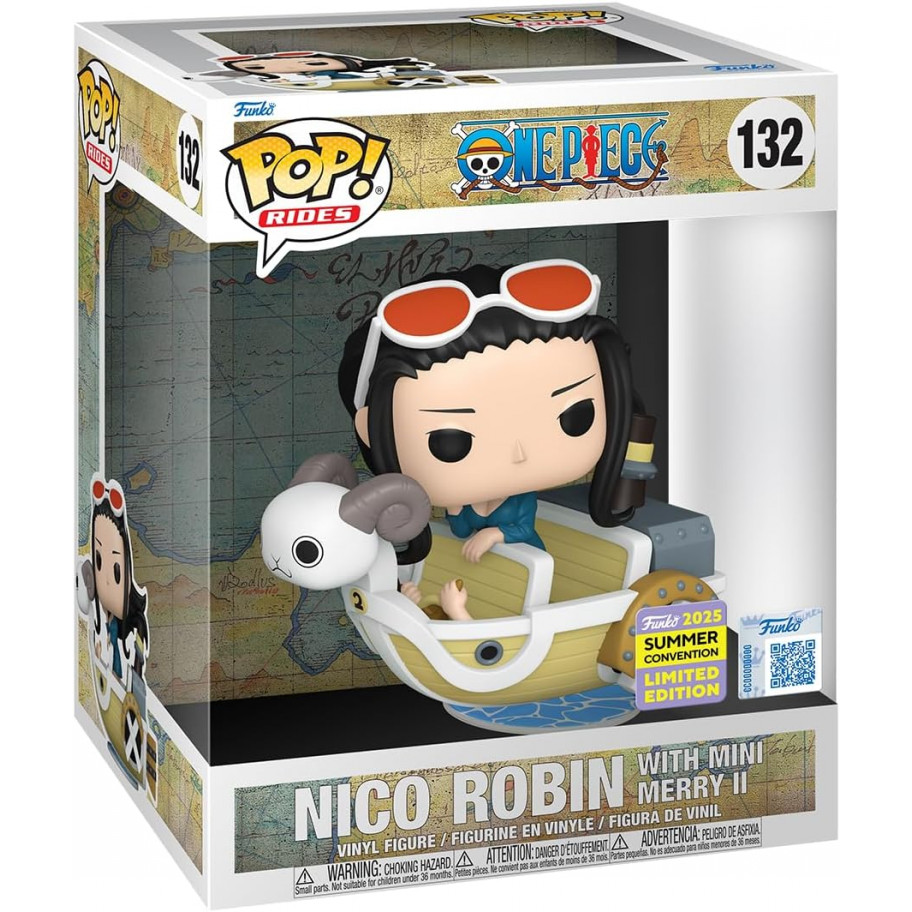 Фігурка Фанко Ніко Робін з міні-фігуркою Меррі Ван Піс №132 Nico Robin with Mini Merry One Piece Funko 87942
