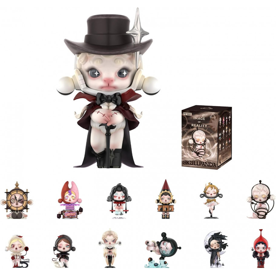 Фігурка-сюрприз Скулпанда Образ Реальності Blind Box SKULLPANDA Image Of Reality Labubu POP MART PMSP12