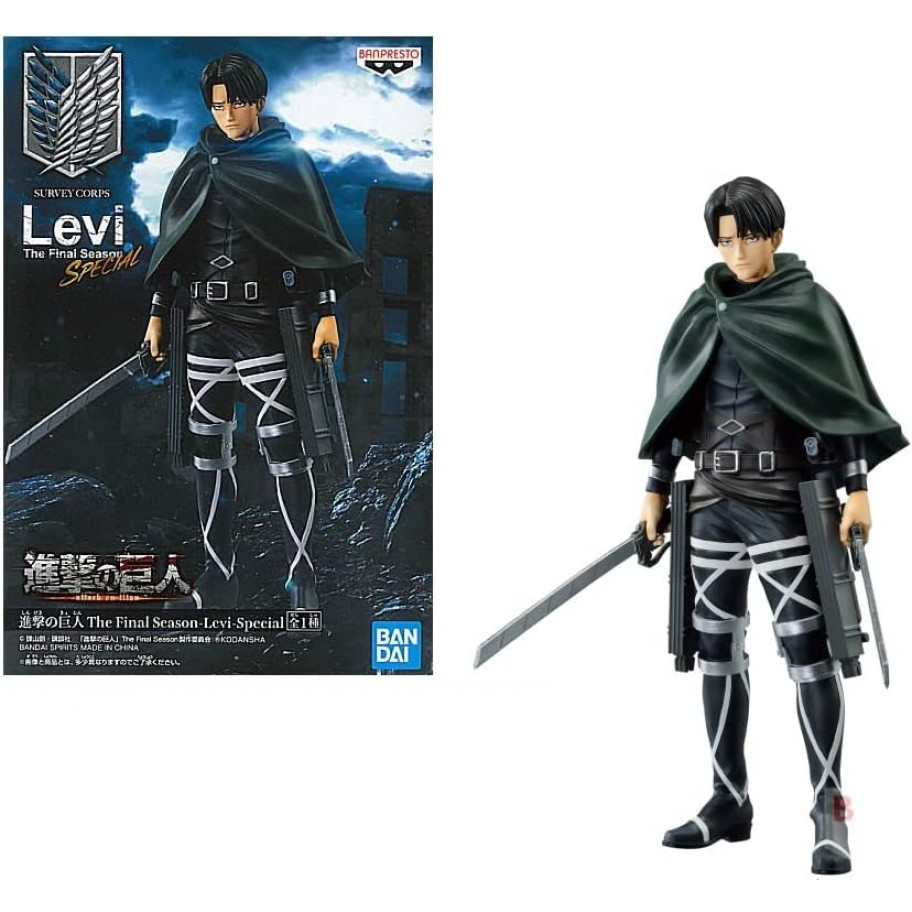 Фігурка Леві Атака Титанів Attack on Titan Levi Bandai BP88768