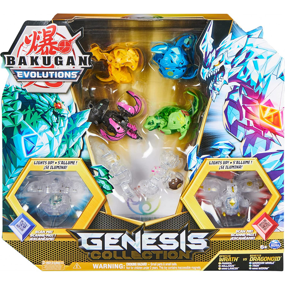 Набор 6 Бакуганов Эволюции Bakugan Evolutions Genesis Collection Spin Master 6064120