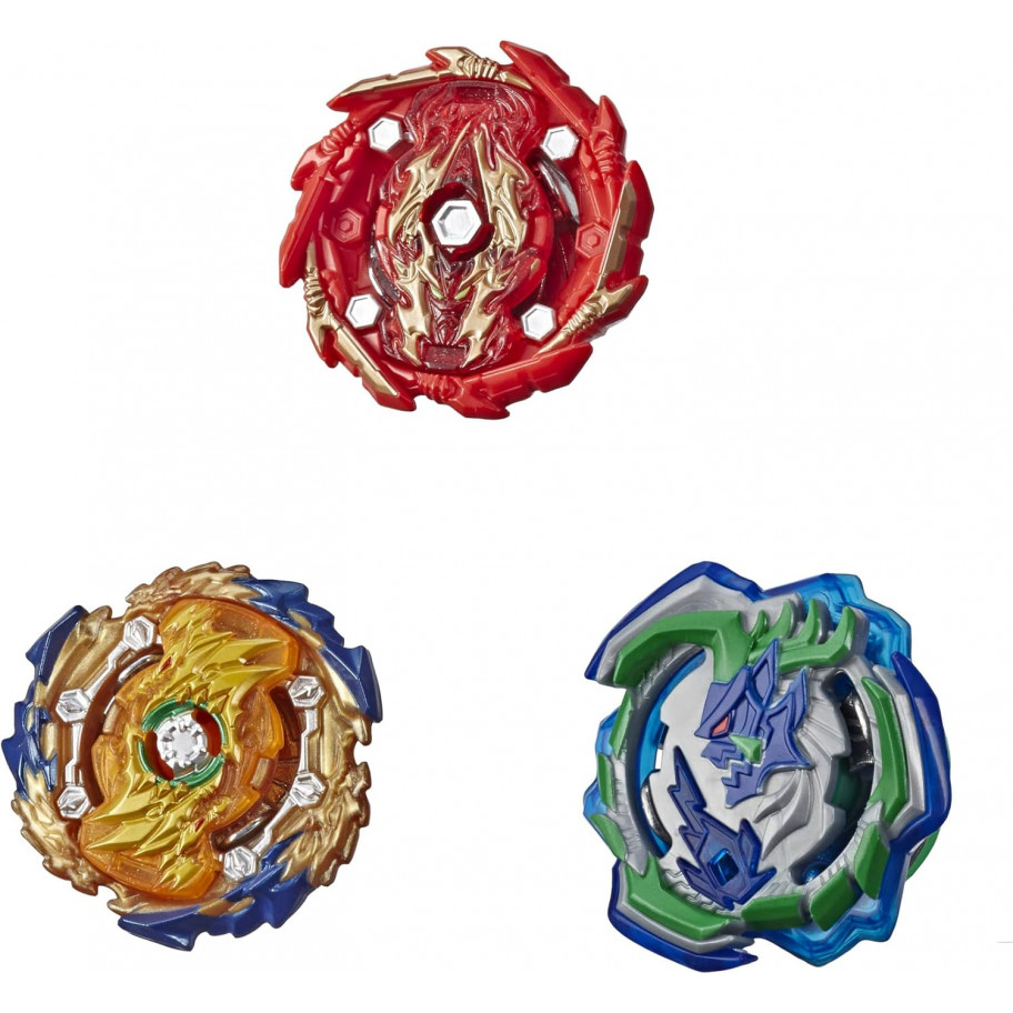 Бейблейд 3 шт Гіперсфера Фафнір Ф5 Ордж О5 Бушин Ашиндра А5 Beyblade Fafnir F5 Ogre Bushin Ashindra A5 Hasbro F1155