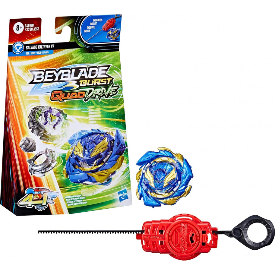 Бейблейд Волтраєк V7 Кваддрайв Beyblade QuadDrive Salvage Valtryek V7 Hasbro F4070