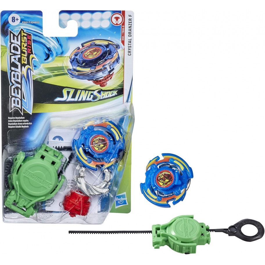 Бейблейд Кристал Дранцер Ф Beyblade Turbo Slingshock Crystal Dranzer F Hasbro F0217