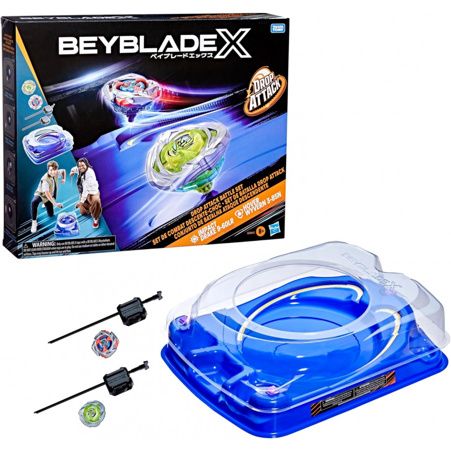 Набір Арена з Бейблейдами Екстремальна битва Beyblade Arena X Drop Attack Battle Set Hasbro G0842
