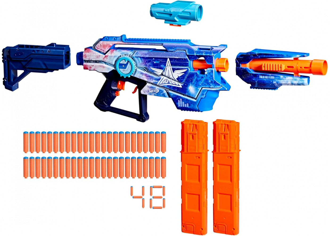 Бластер Нерф Галактичний Командир 48 Пуль NERF Loadout Galactic Commander Hasbro G1580