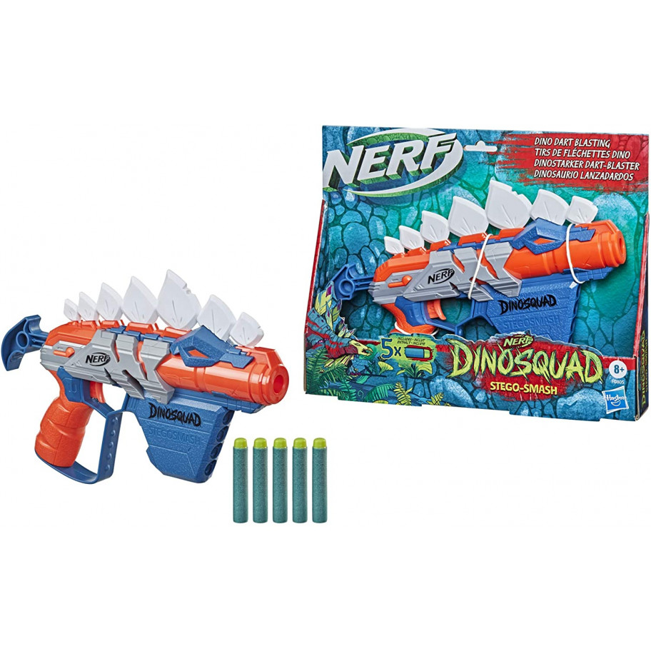 Бластер Нерф Дино Отряд Стегосмаш Nerf DinoSquad Stegosmash Hasbro F0805