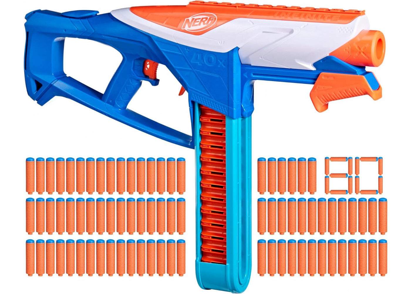 Бластер Нерф Інфініт Серія та 80 Пуль NERF N Series Infinite Hasbro F8631