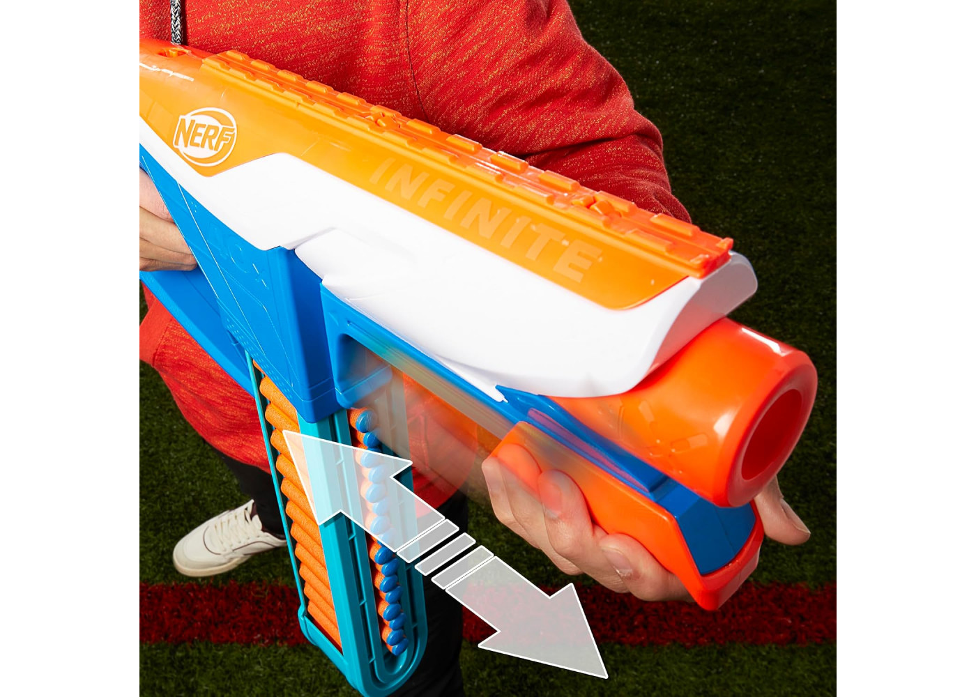 Бластер Нерф Інфініт Серія та 80 Пуль NERF N Series Infinite Hasbro F8631