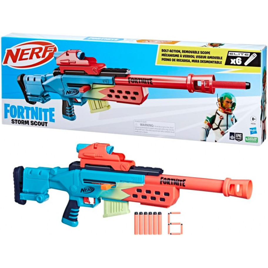 Бластер (пошкоджена коробка) Нерф Фортнайт Nerf Fortnite Storm Scout Hasbro BF8346