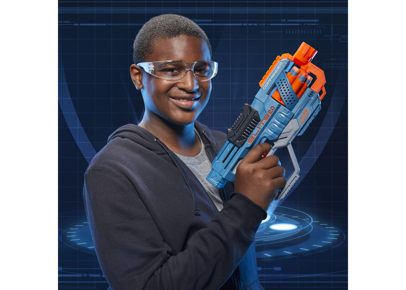 Бластер Нерф Еліт 2.0 Коммандер та 12 Пуль NERF Elite 2.0 Commander RD-6 Hasbro E9485