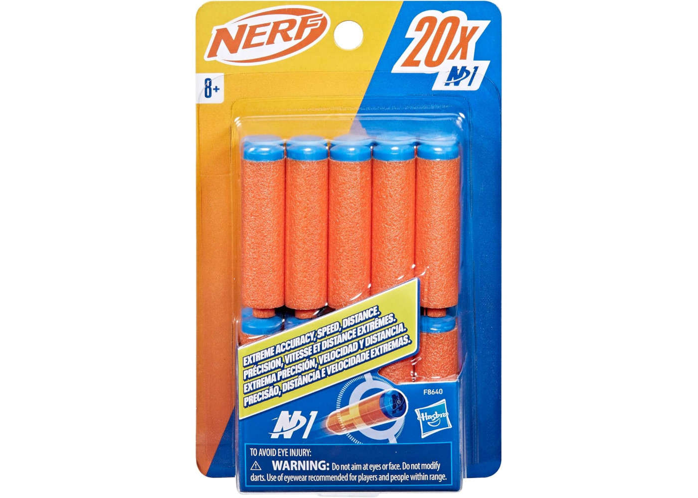Набір Дротиків Нерф 20 шт Darts Nerf N Series N1 Hasbro F8640