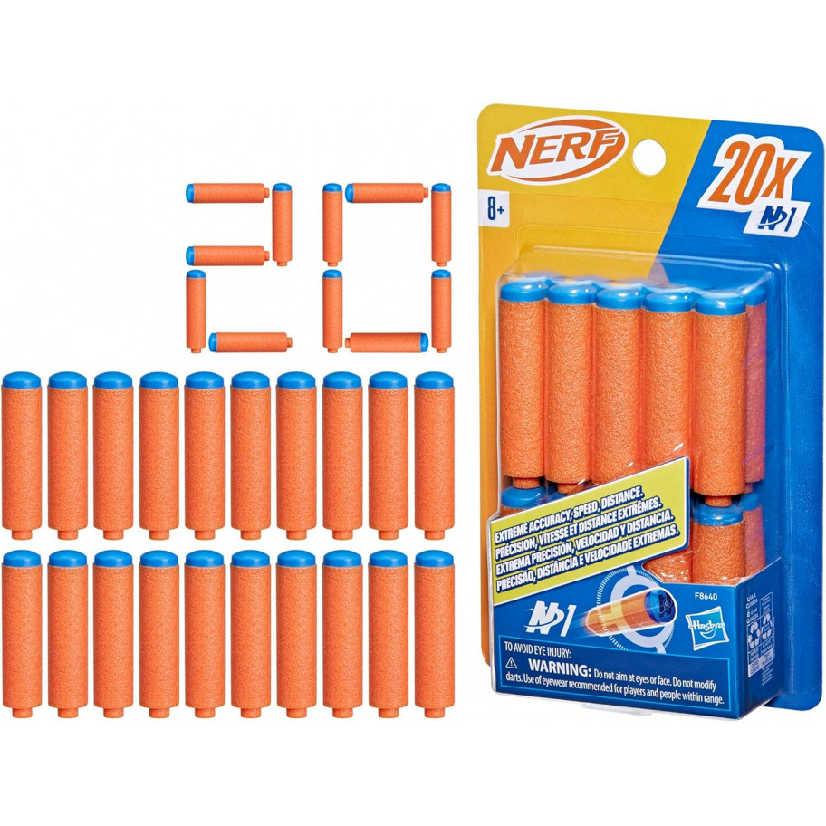 Набір Дротиків Нерф 20 шт Darts Nerf N Series N1 Hasbro F8640