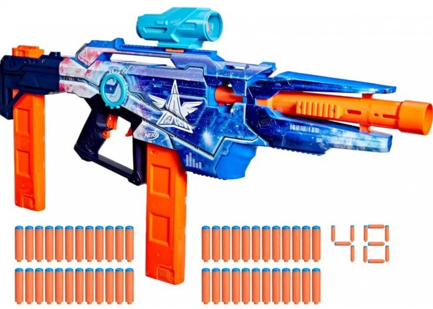 Бластер Нерф Галактичний Командир 48 Пуль (Уцінка) NERF Loadout Galactic Commander Hasbro BG1580