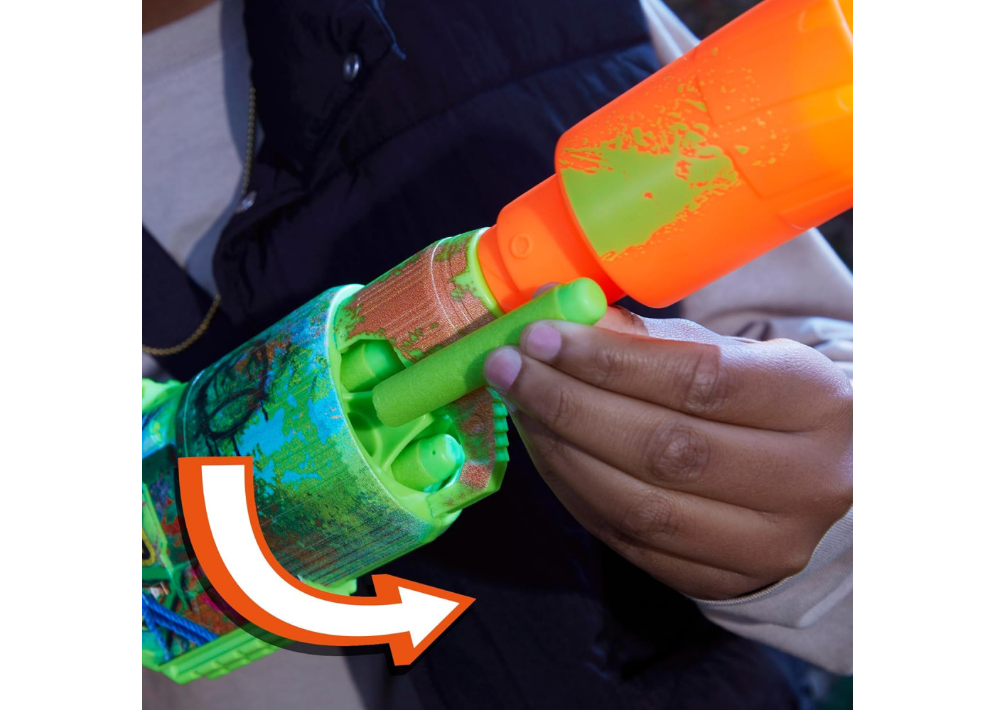 Бластер Нерф Зомбі Бурильник і 16 Пуль NERF Zombie Driller Hasbro F8960